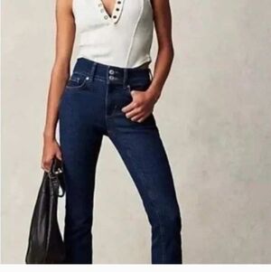 Free People Shayla Jeans Midrise Bootcut MarinBlue Women's Jeans